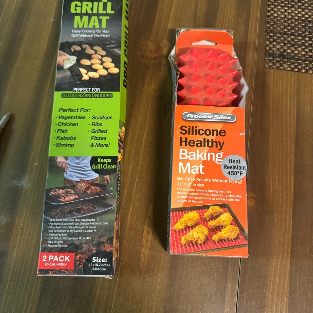 Red Silicone Healthy Baking Mat